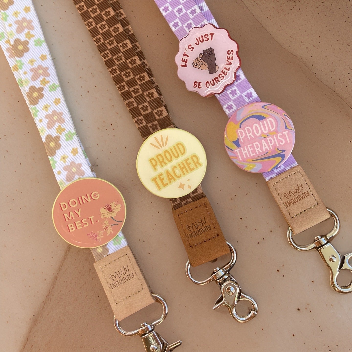 Colourful Proud Therapist Pin - Bambi Bags