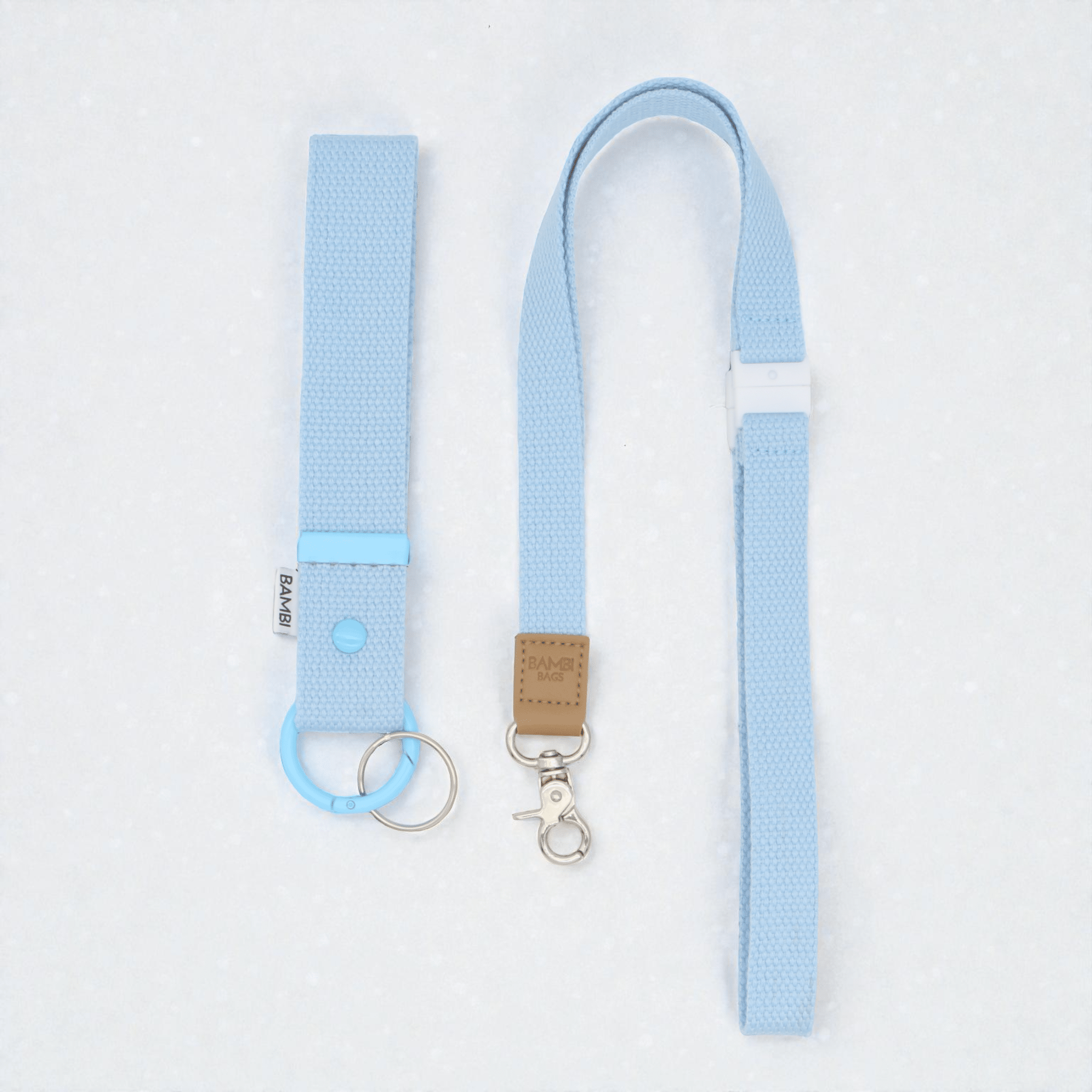 Bambi Wristlet & Lanyard Sky Blue