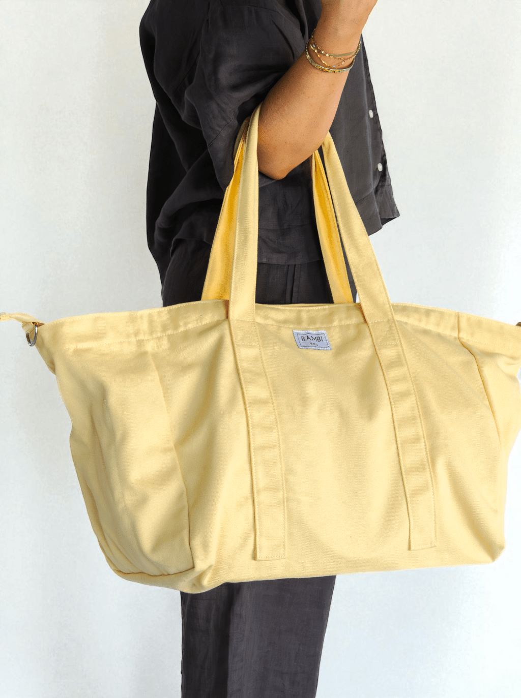 COMING SOON The Essential Bambi Bag Butter Yellow Tote - Bambi Bags