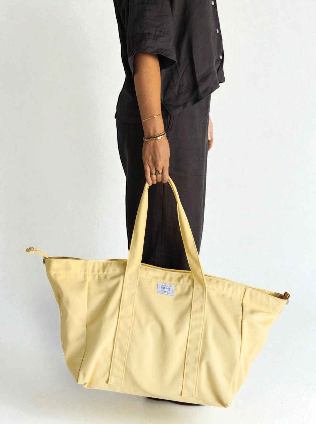 COMING SOON The Essential Bambi Bag Butter Yellow Tote - Bambi Bags