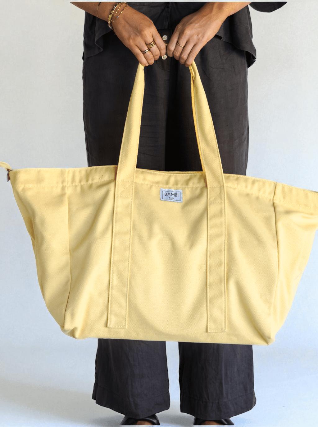 COMING SOON The Essential Bambi Bag Butter Yellow Tote - Bambi Bags