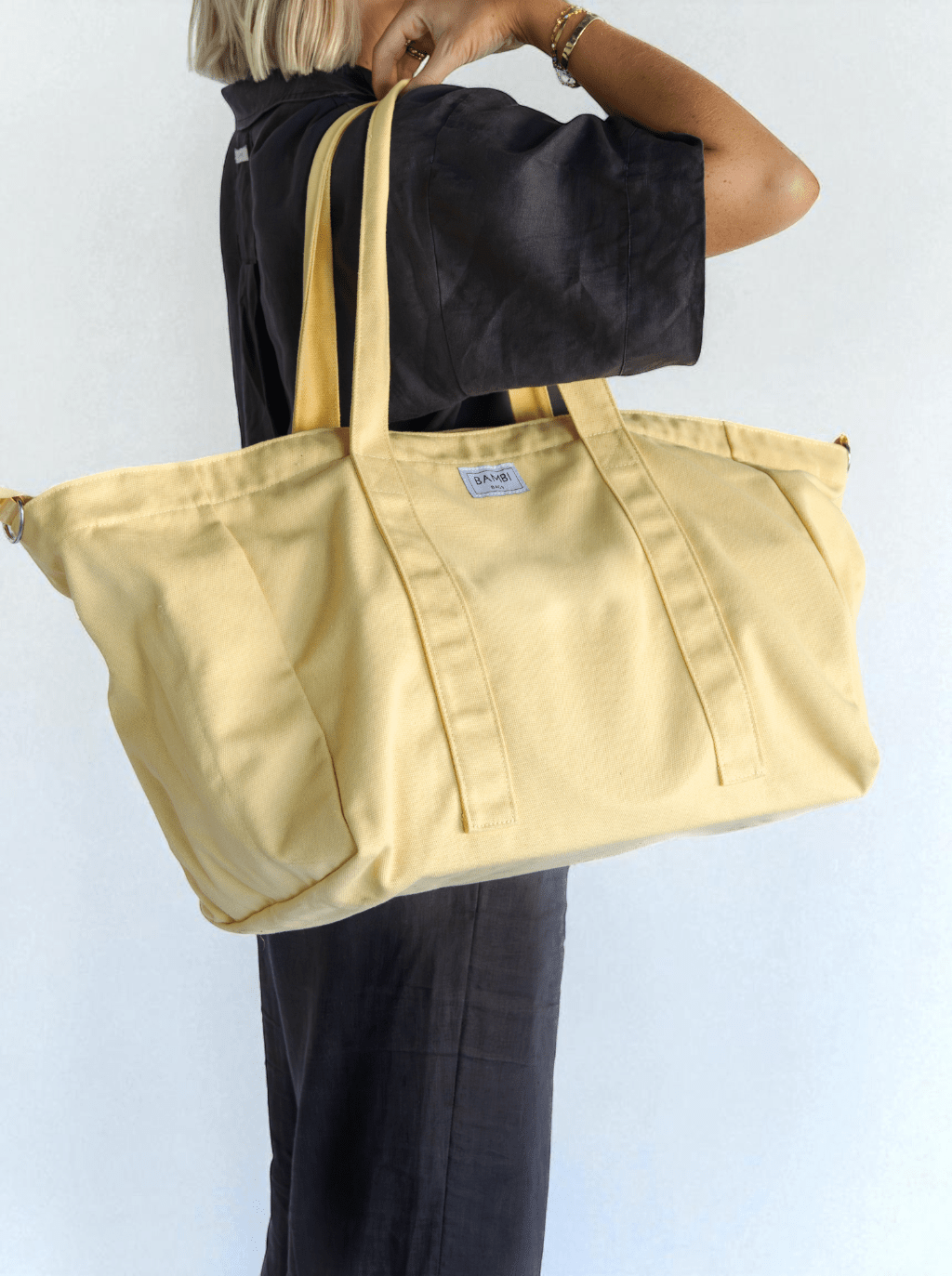 COMING SOON The Essential Bambi Bag Butter Yellow Tote - Bambi Bags