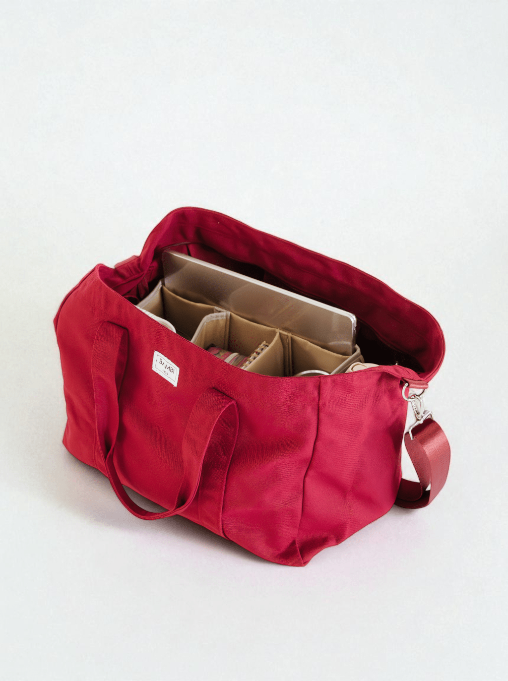 COMING SOON The Essential Bambi Bag Cherry Red Tote - Bambi Bags