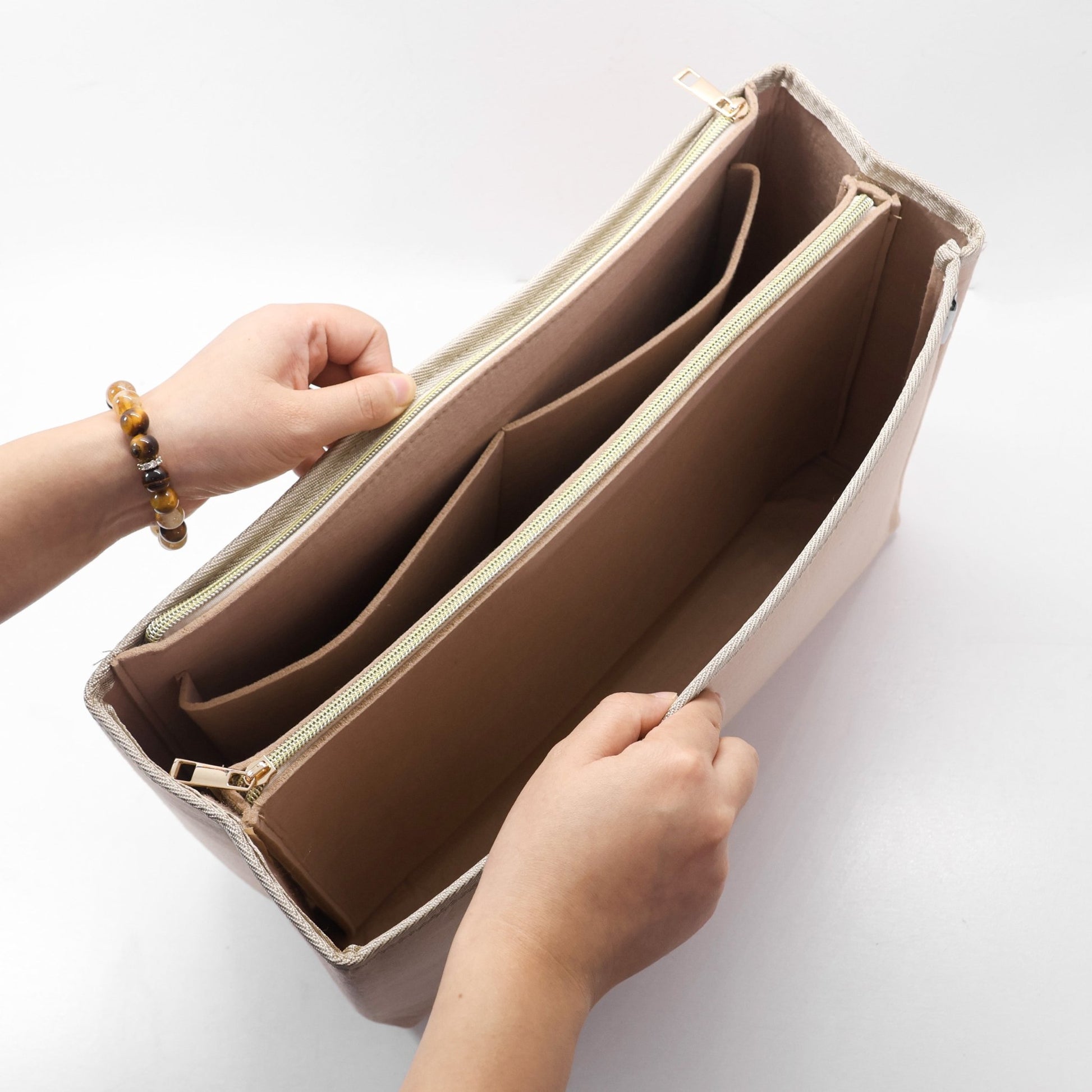 Everyday Beige Organisable Felt Insert - Bambi Bags