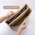(NEW) Everyday Beige Organisable Lined Insert - Bambi Bags