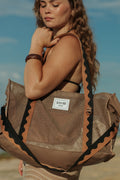 The Bambi Mesh Bag in Espresso - Bambi Bags