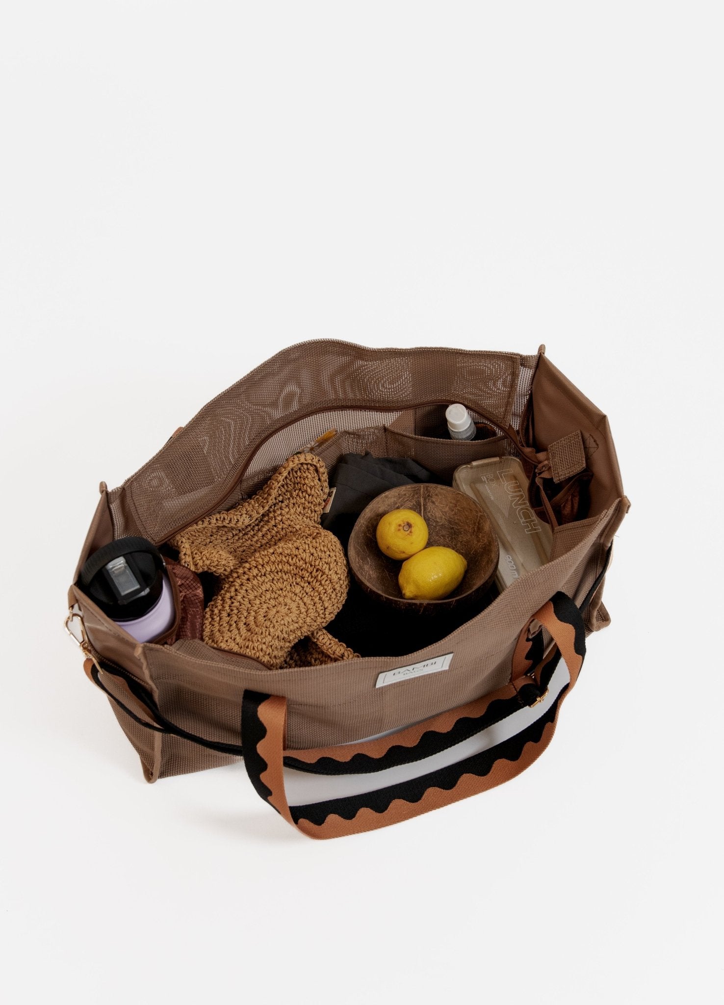 The Bambi Mesh Bag in Espresso - Bambi Bags