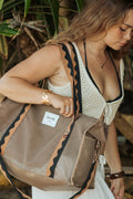 The Bambi Mesh Bag in Espresso - Bambi Bags