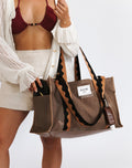 The Bambi Mesh Bag in Espresso - Bambi Bags
