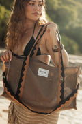 The Bambi Mesh Bag in Espresso - Bambi Bags
