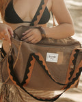 The Bambi Mesh Bag in Espresso - Bambi Bags