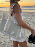 The Bambi Mesh Bag in Sand - Bambi Bags