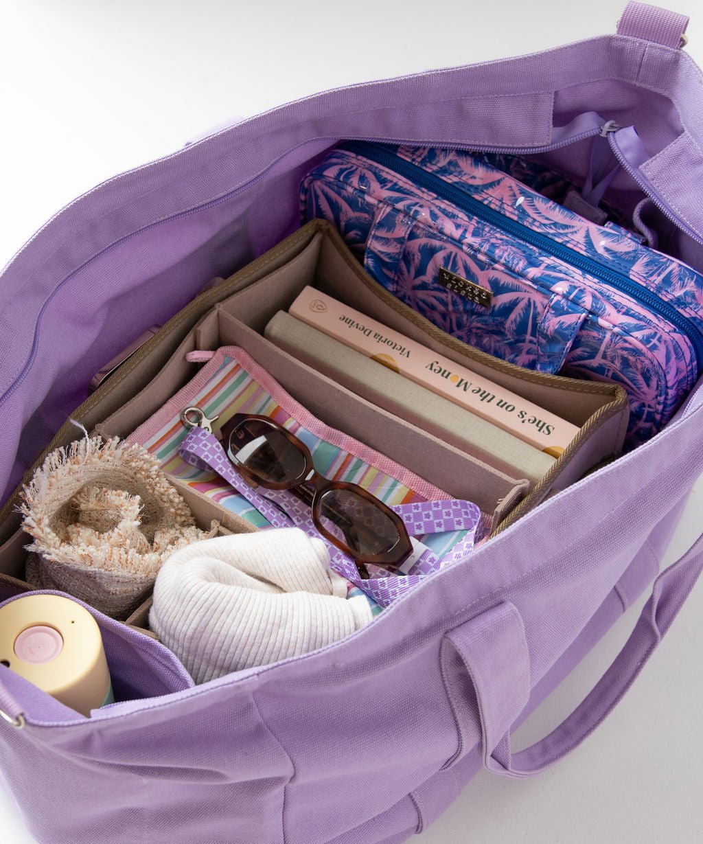 The Essential Bambi Bag Lilac with lined insert - Bambi Bags