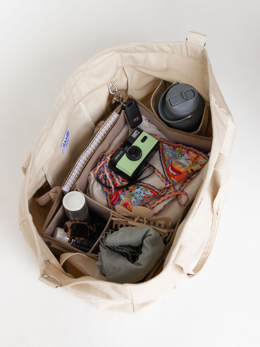 The Essential Bambi Bag Natural with insert - Bambi Bags