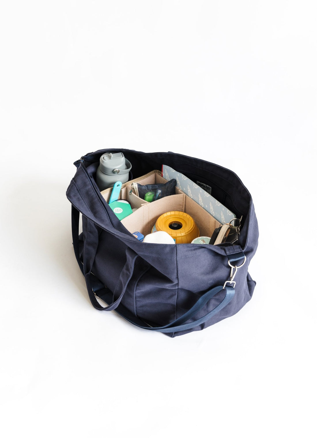 The Essential Bambi Bag Navy Blue with lined insert - Bambi Bags