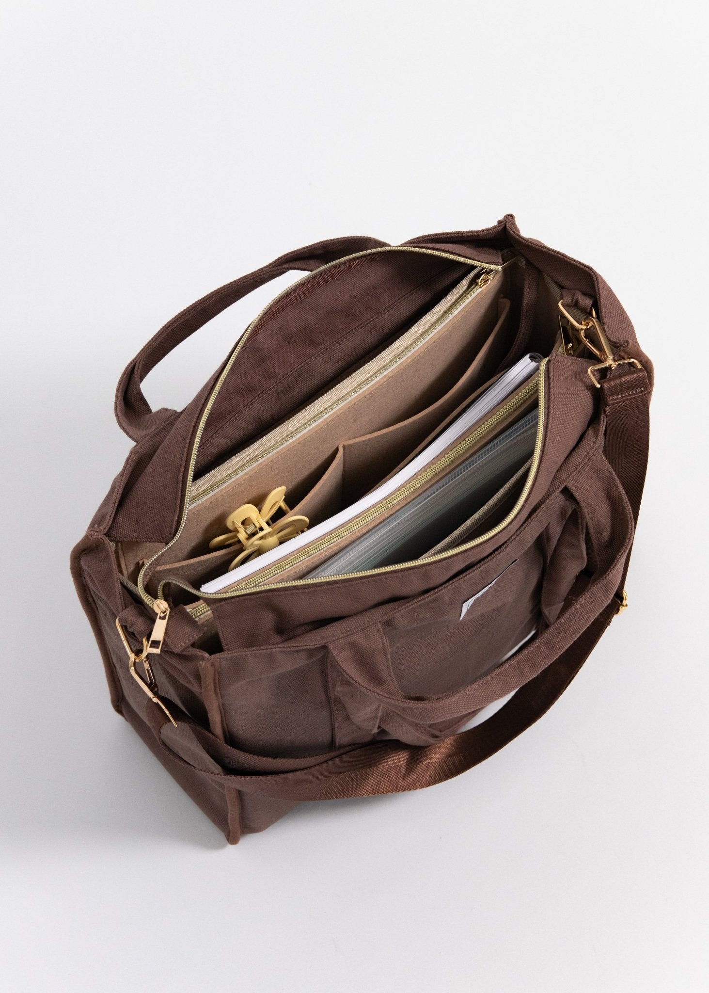 The Everyday Bambi Bag Coffee Brown with insert - Bambi Bags