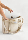 The Everyday Bambi Bag Natural/Taupe with insert - Bambi Bags