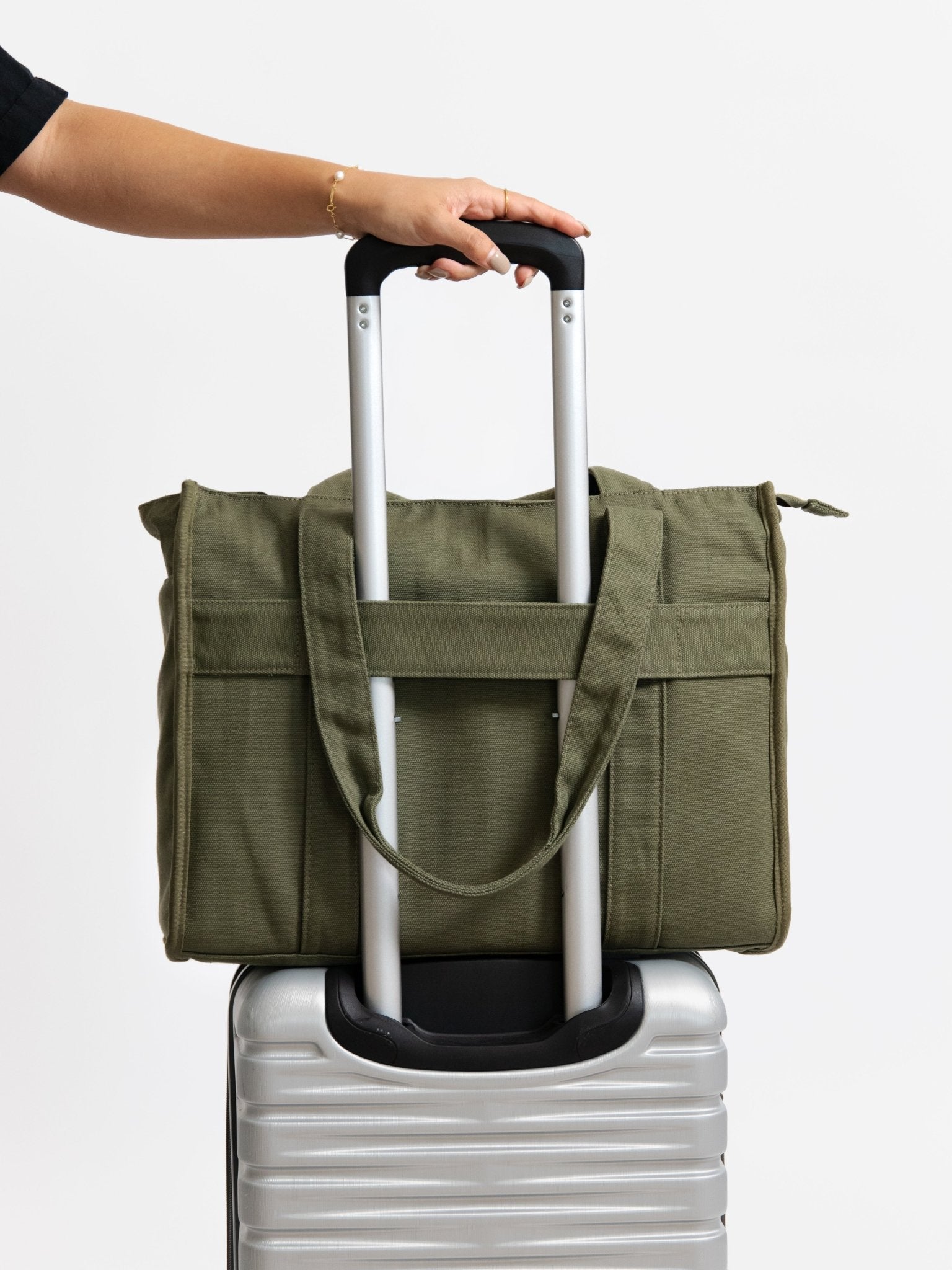 The Everyday Bambi Bag Olive Green with insert - Bambi Bags