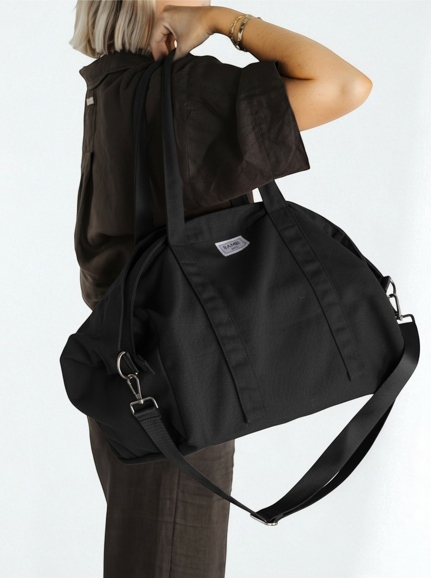 Jet Black Essential Bambi Bag Tote Therapy Speech Occupational Therapy Bag