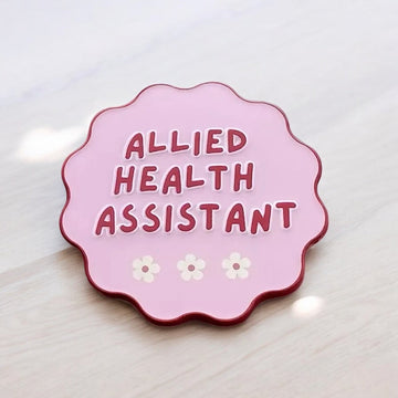 Allied Health Assistant Pink/Red Pin - Bambi Bags