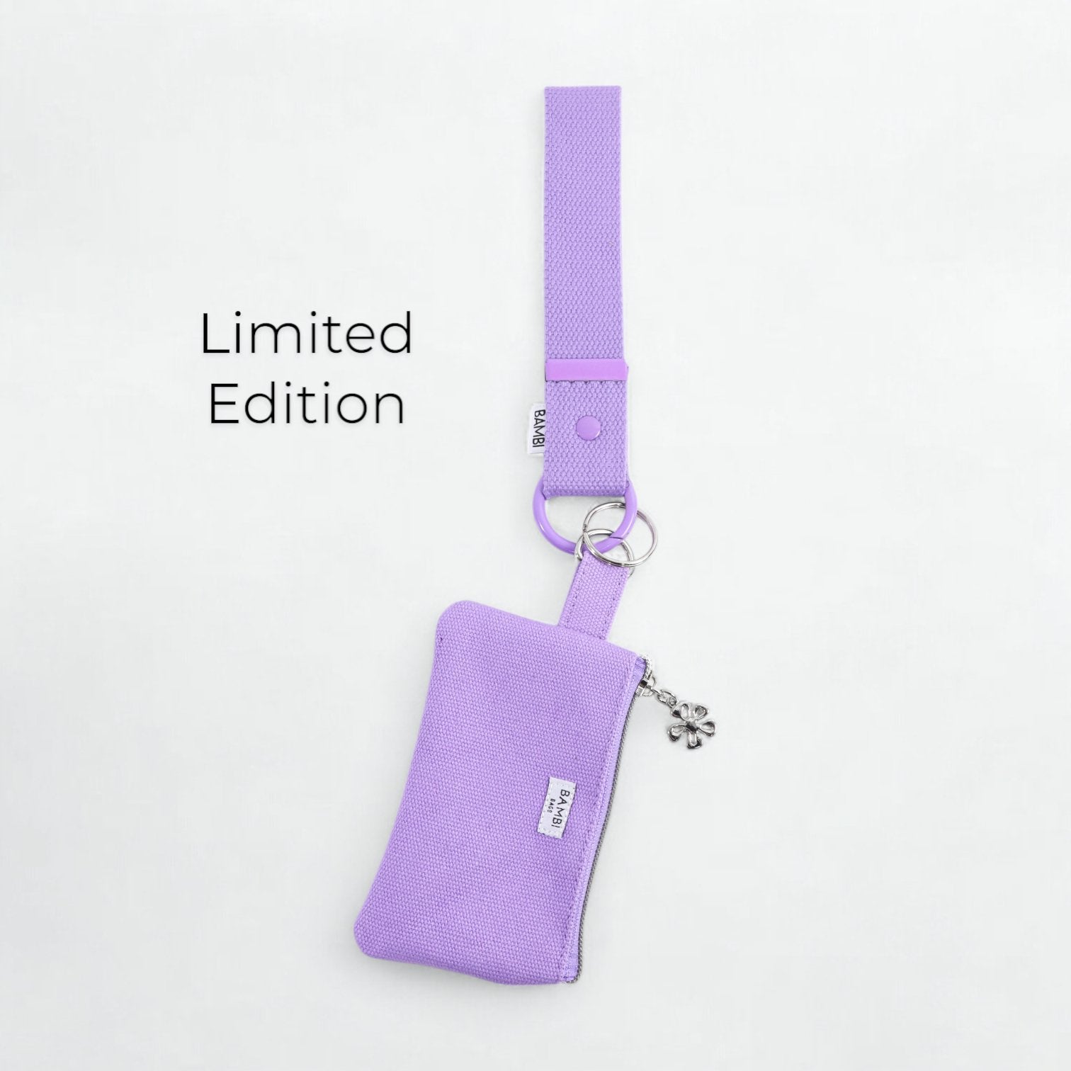 Bambi Wristlet Key & Card Holder in Lilac - Bambi Bags