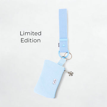 Bambi Wristlet Key & Card Holder in Sky Blue - Bambi Bags