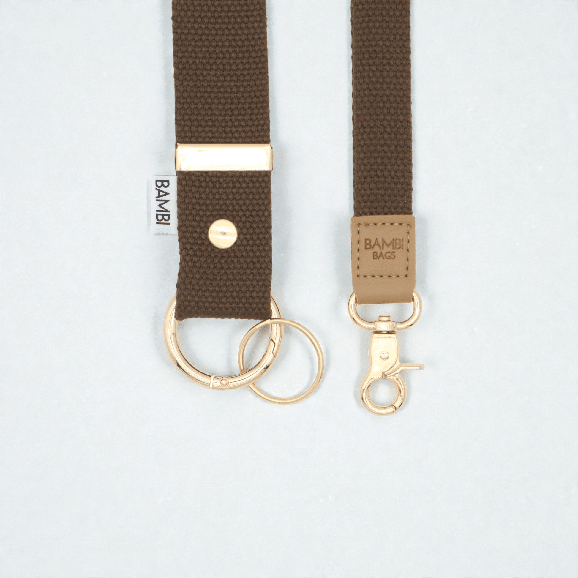 COMING SOON: Bambi Wristlet & Lanyard Coffee Brown - Bambi Bags