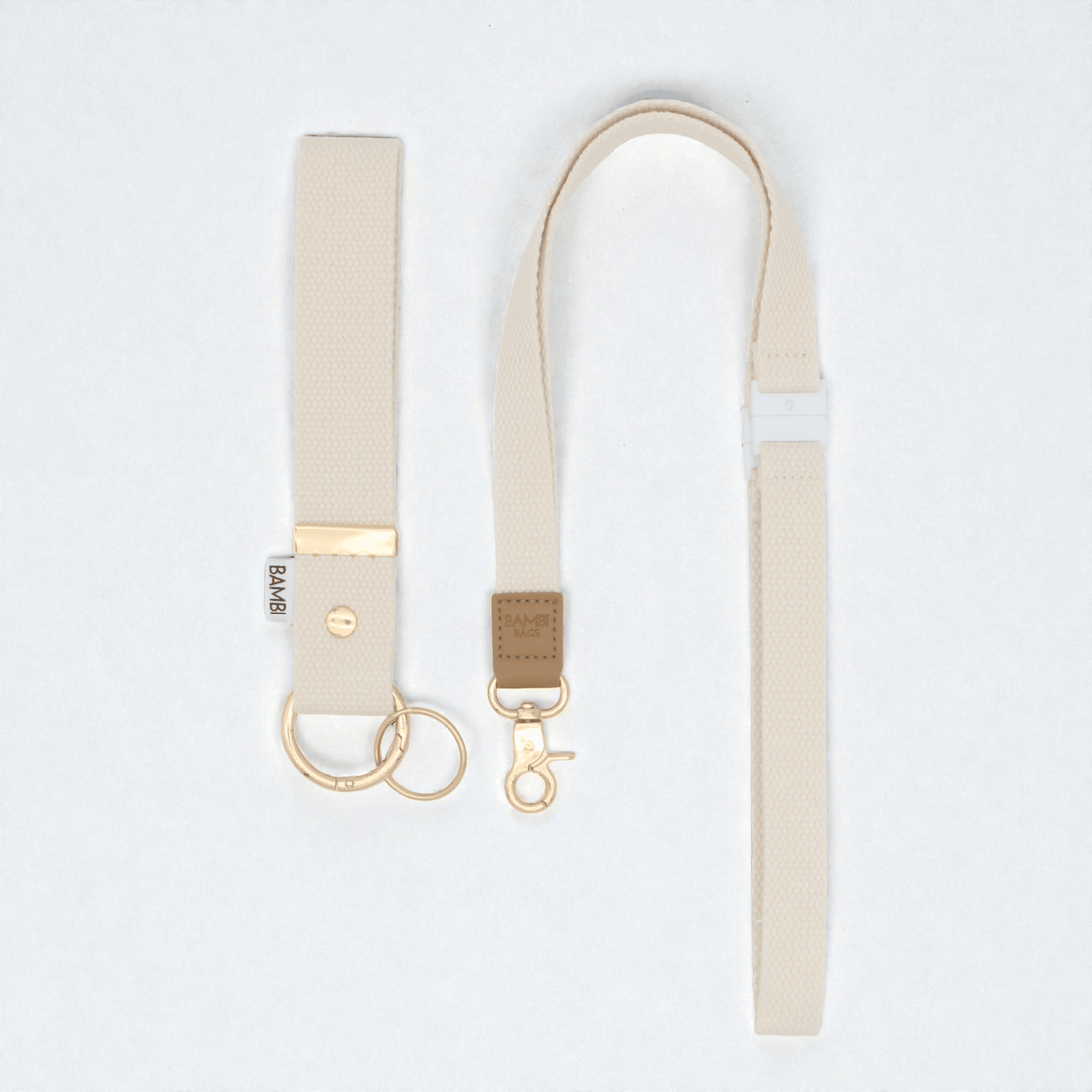 COMING SOON: Bambi Wristlet & Lanyard Natural - Bambi Bags