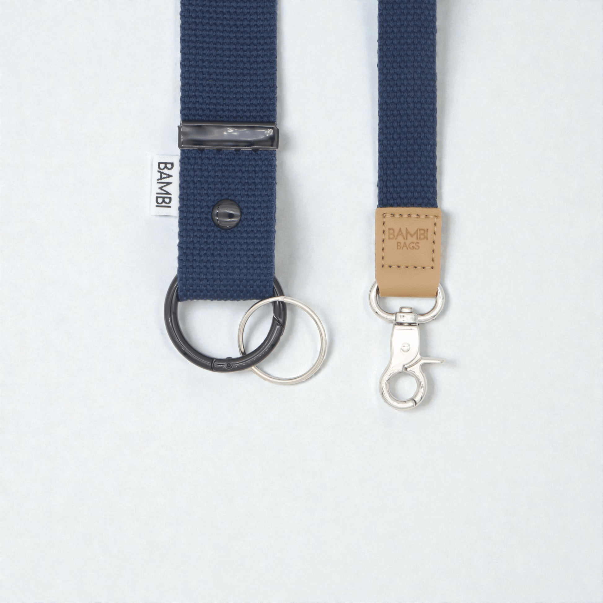 COMING SOON: Bambi Wristlet & Lanyard Navy Blue - Bambi Bags