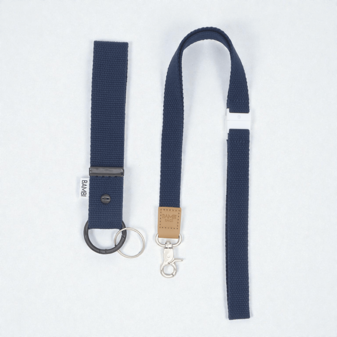 COMING SOON: Bambi Wristlet & Lanyard Navy Blue - Bambi Bags