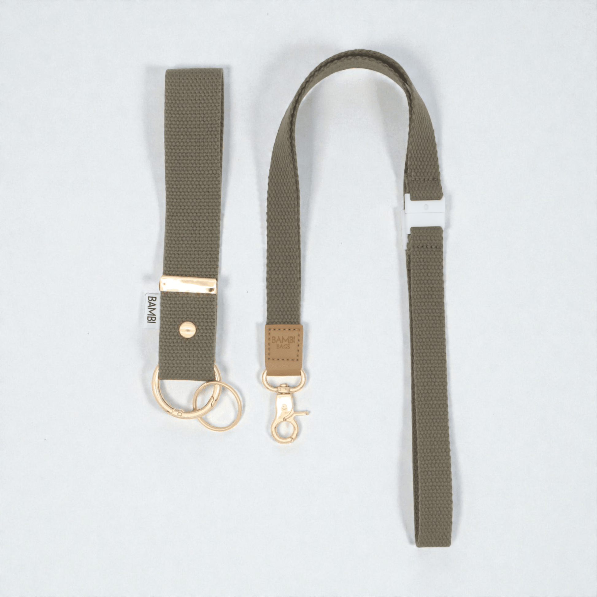 COMING SOON: Bambi Wristlet & Lanyard Olive Green - Bambi Bags