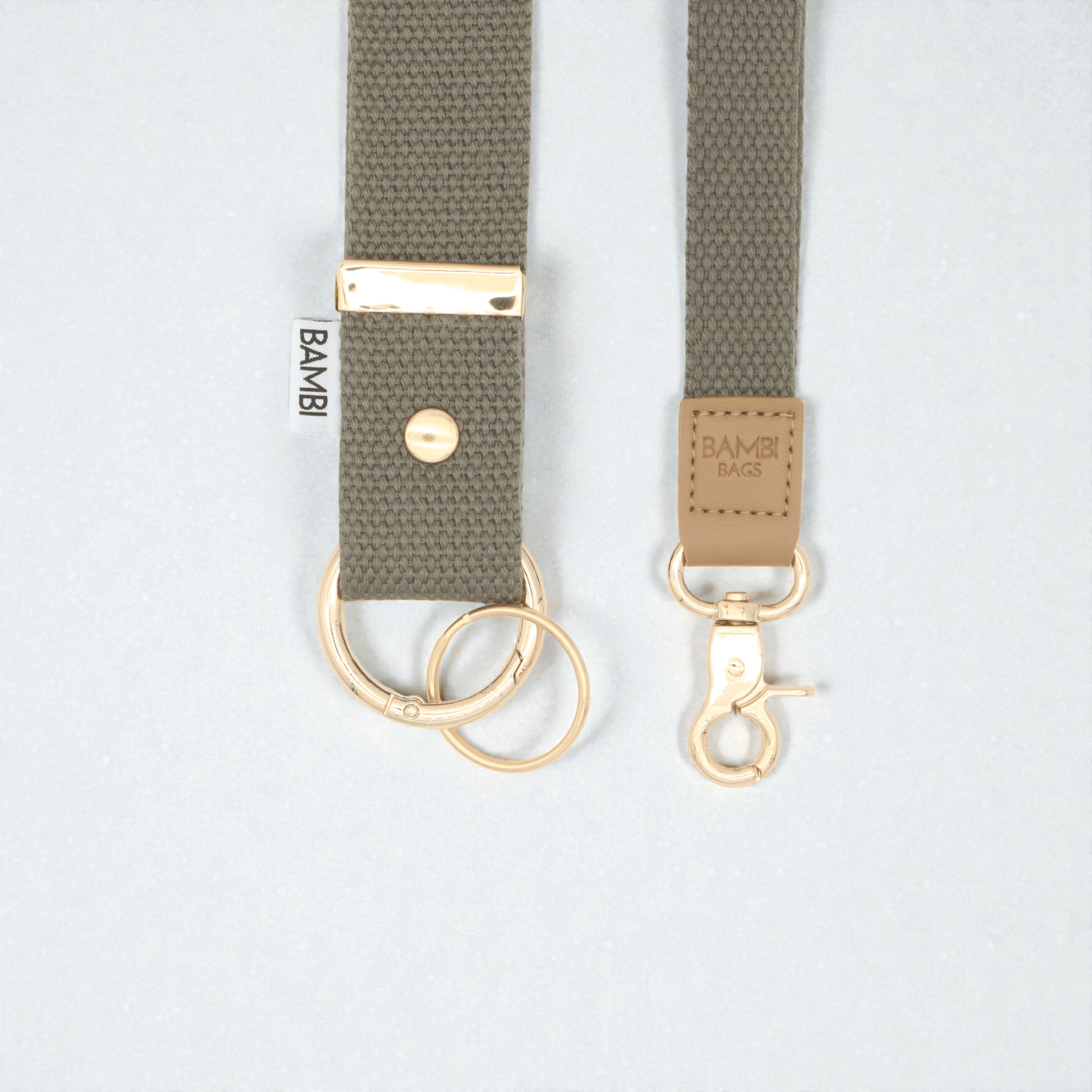 COMING SOON: Bambi Wristlet & Lanyard Olive Green - Bambi Bags