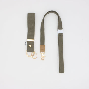 COMING SOON: Bambi Wristlet & Lanyard Olive Green - Bambi Bags