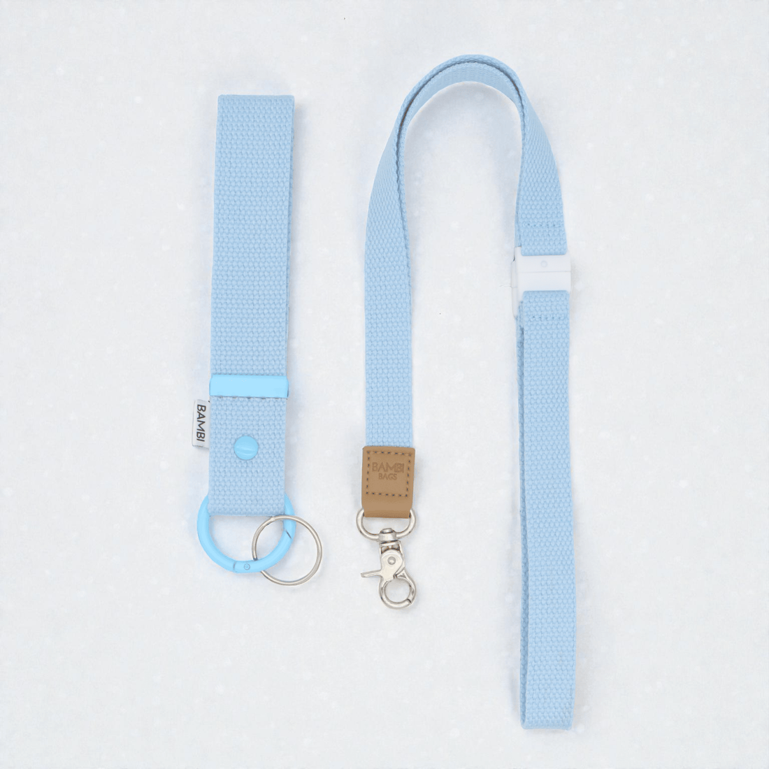 COMING SOON: Bambi Wristlet & Lanyard Sky Blue - Bambi Bags