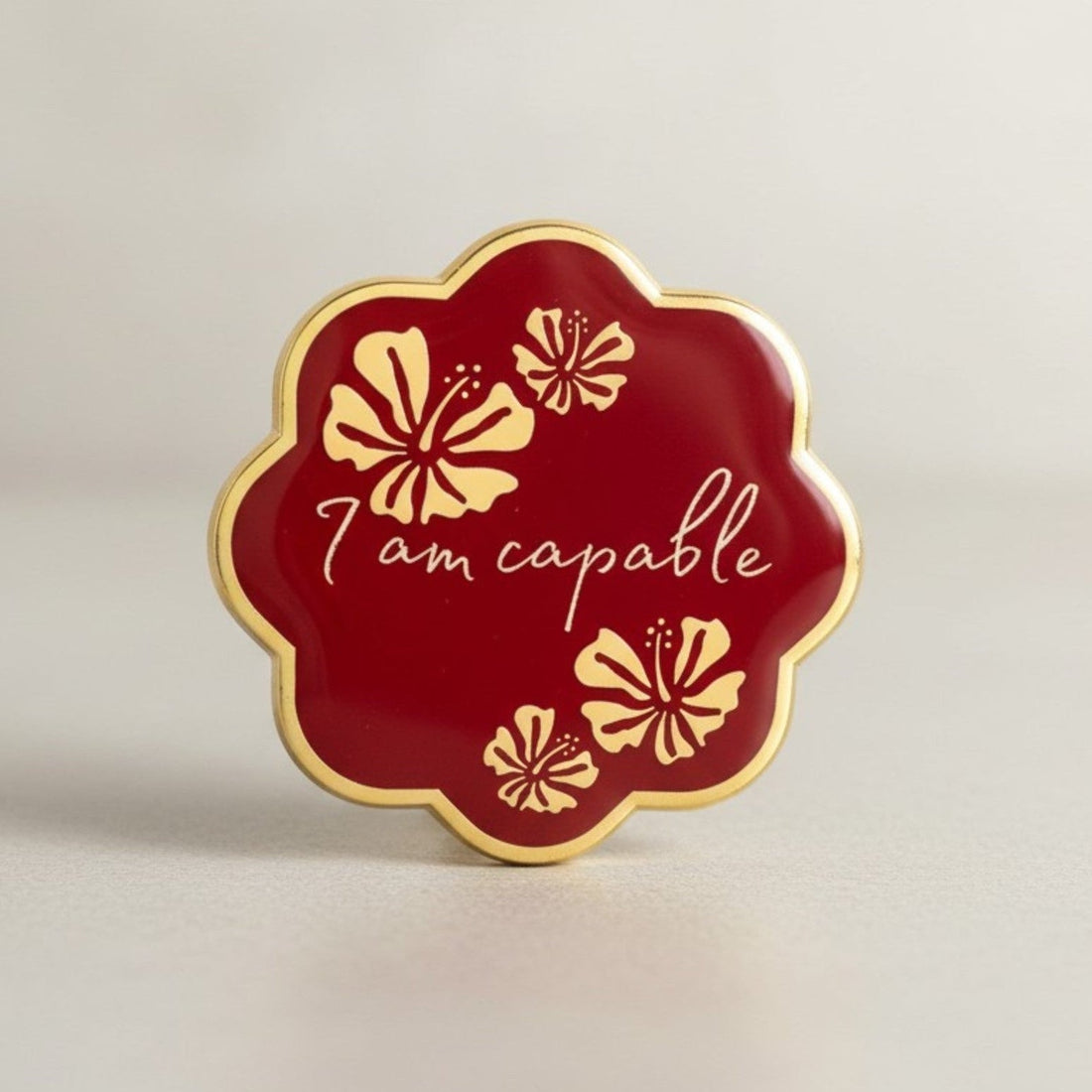 I Am Capable Pin - Bambi Bags
