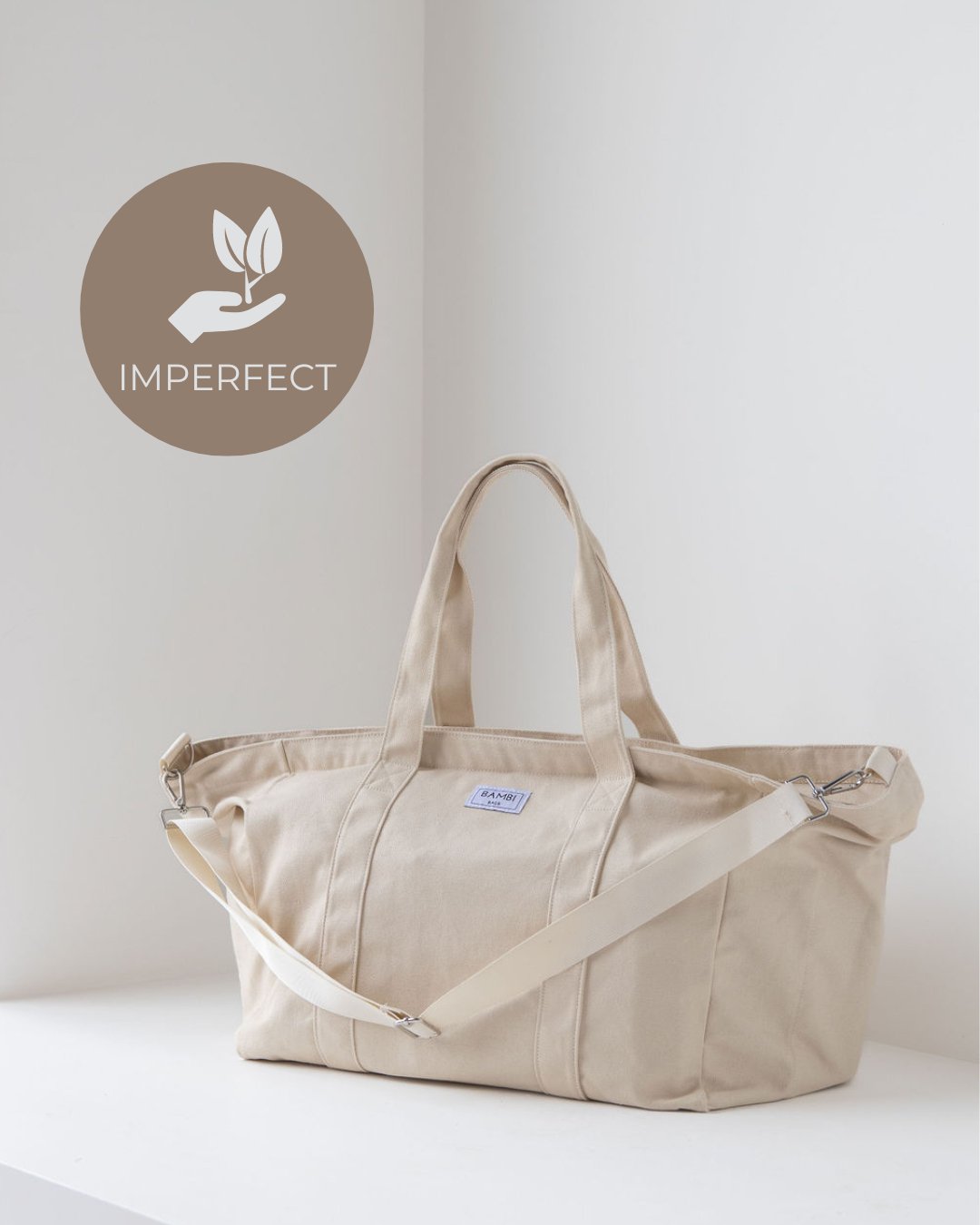 Imperfect Essential Bambi Bag Natural with insert - Bambi Bags