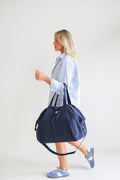 Imperfect Essential Bambi Bag Navy Blue with original felt (unlined) insert - Bambi Bags