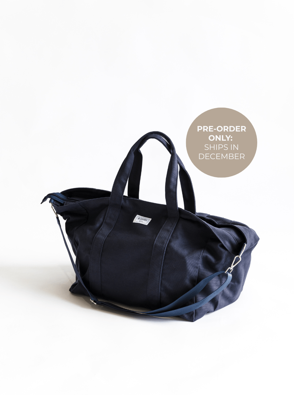 PRE - ORDER The Essential Bambi Bag Navy Blue Tote: Ships December - Bambi Bags