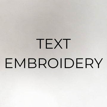 Text Embroidery (+50) - Bambi Bags