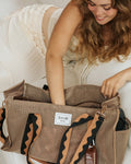 The Bambi Mesh Bag in Espresso - Bambi Bags