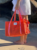 The Bambi Mesh Bag in Tangerine - Bambi Bags