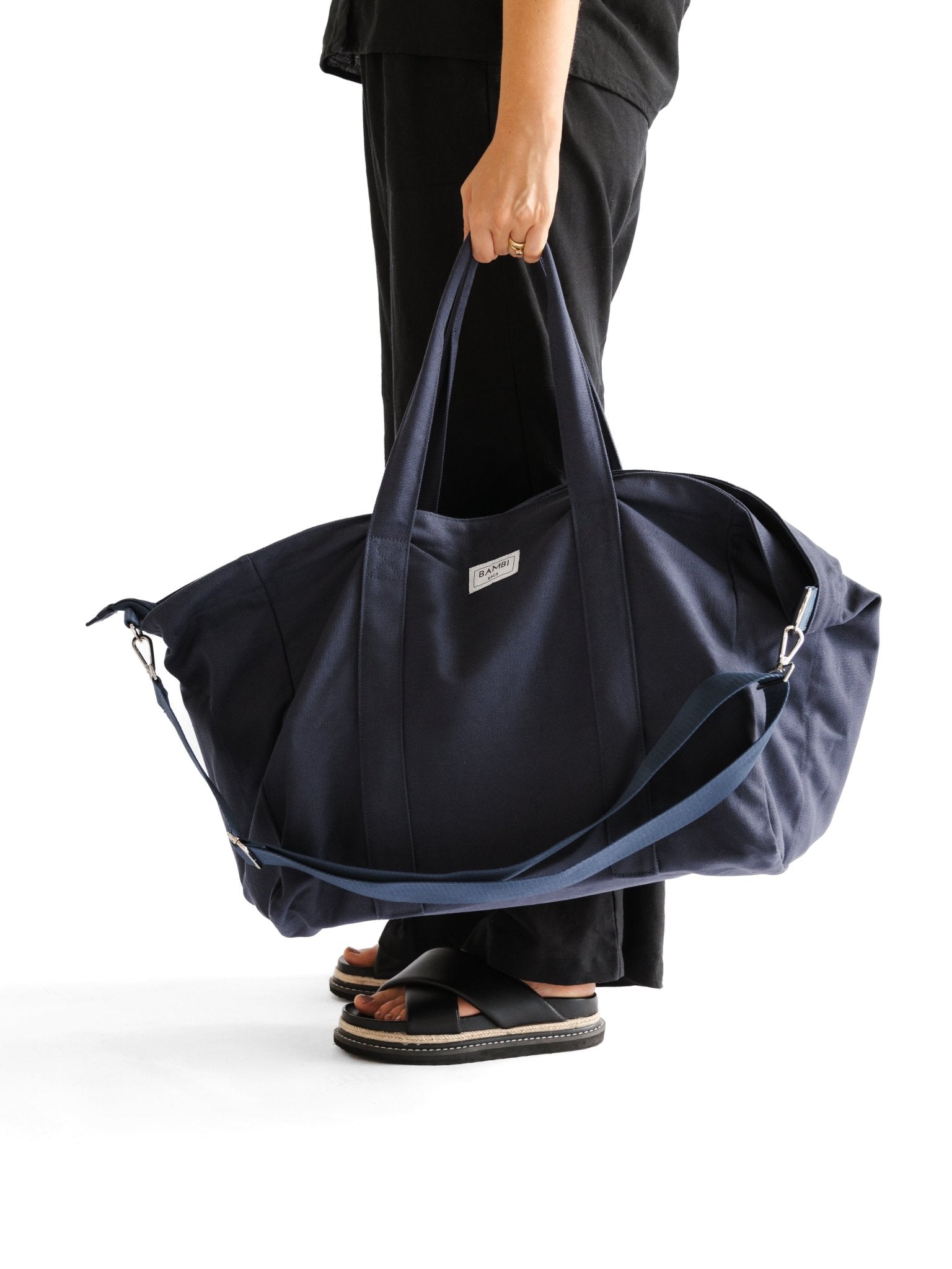 The Essential Bambi Bag Navy Blue with lined insert - Bambi Bags