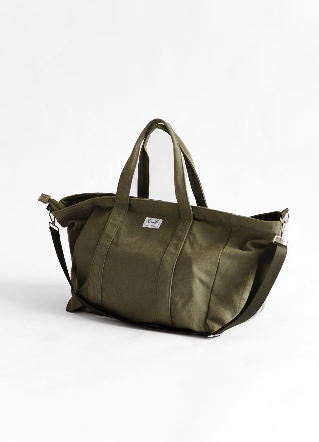 The Essential Bambi Bag Olive Green with lined insert - Bambi Bags