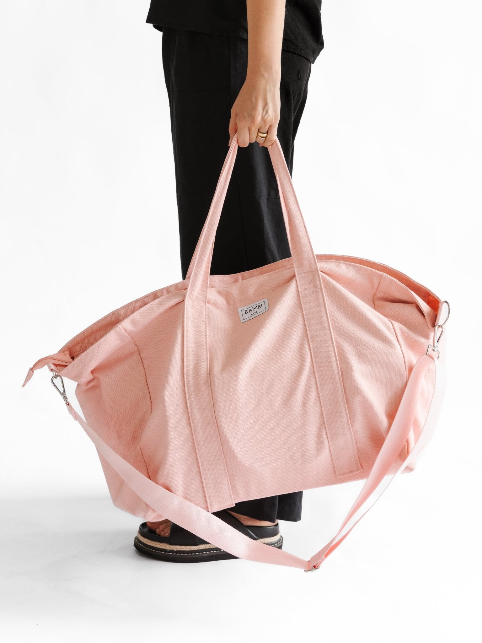 The Essential Bambi Bag Peach Pink with lined insert - Bambi Bags