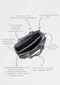 The Everyday Bambi Bag Charcoal Tote - Bambi Bags