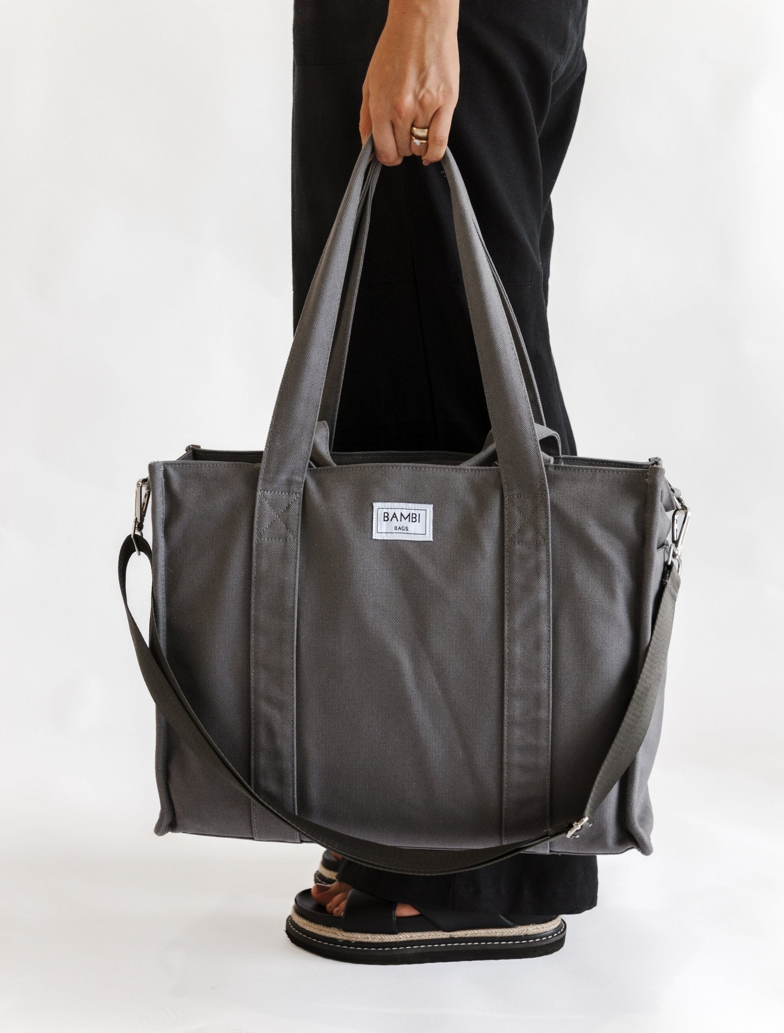 The Everyday Bambi Bag Charcoal with insert - Bambi Bags