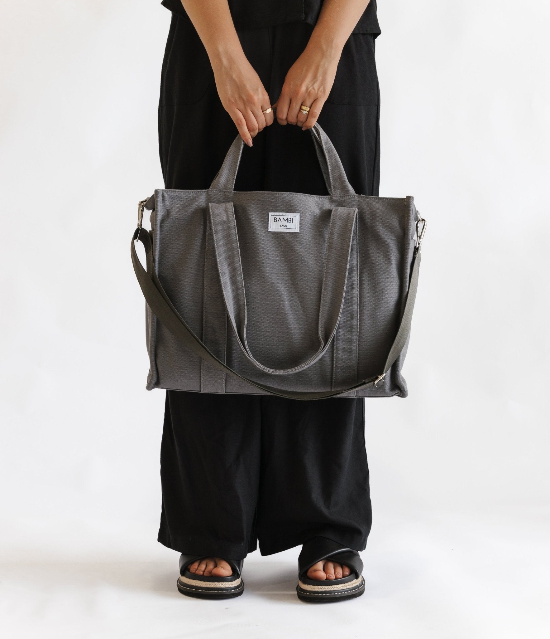 The Everyday Bambi Bag Charcoal with insert - Bambi Bags