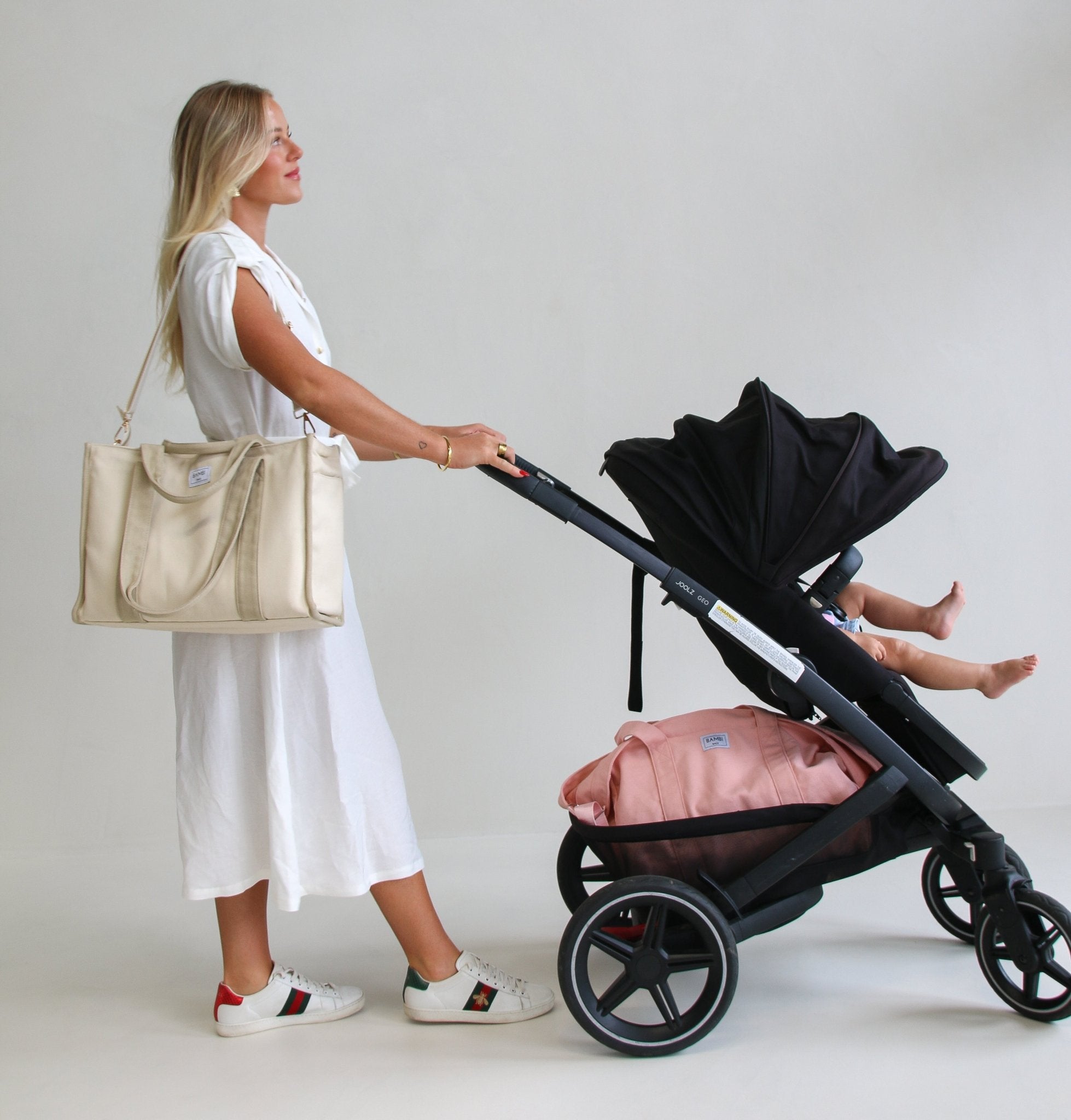 The Everyday Bambi Bag Natural/Taupe with insert - Bambi Bags