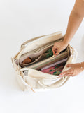 The Everyday Bambi Bag Natural/Taupe with insert - Bambi Bags